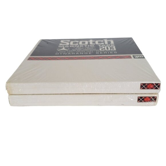 Scotch 3M Magnetic Tape (2) 203 Dynarange Series 1/4" X 1800' 7" Reel - Picture 3 of 3
